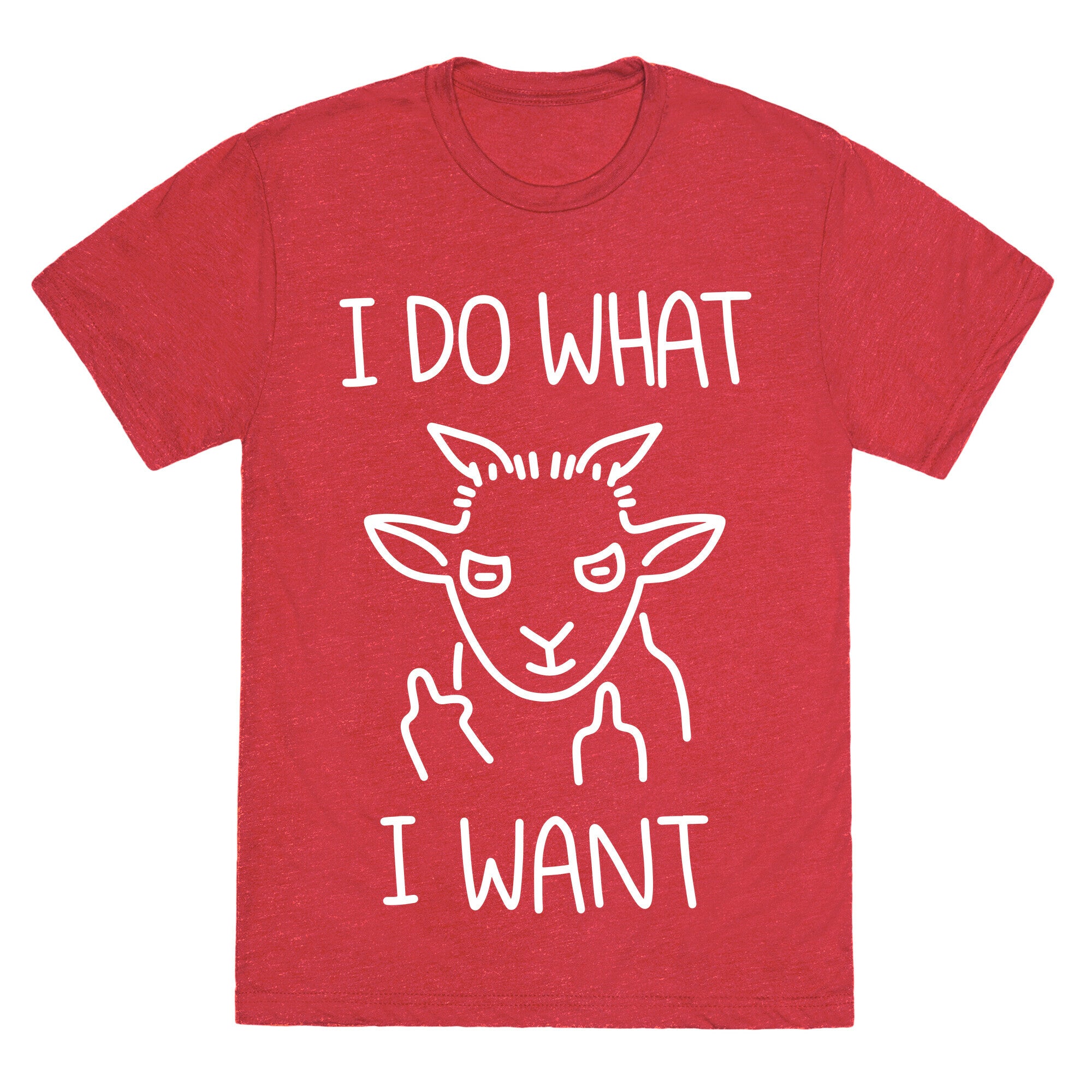 I Do What I Want (Goat) Unisex Triblend Tee